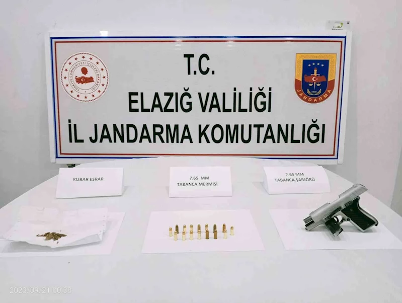 Elazığ’da uyuşturucuyla mücadele: 1 gözaltı
