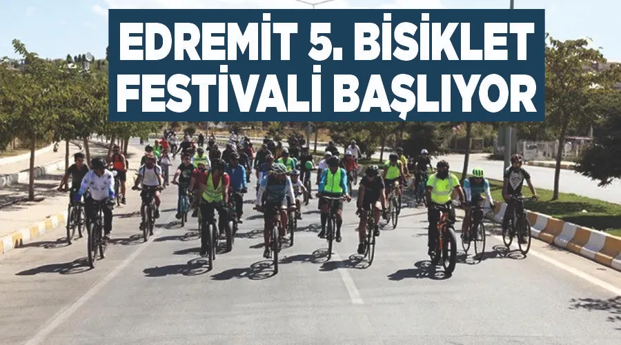 Edremit 5. Bisiklet Festivali Başlıyor