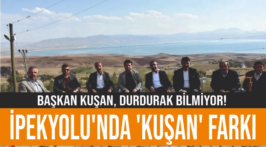 Başkan Kuşan, durdurak bilmiyor! İpekyolu