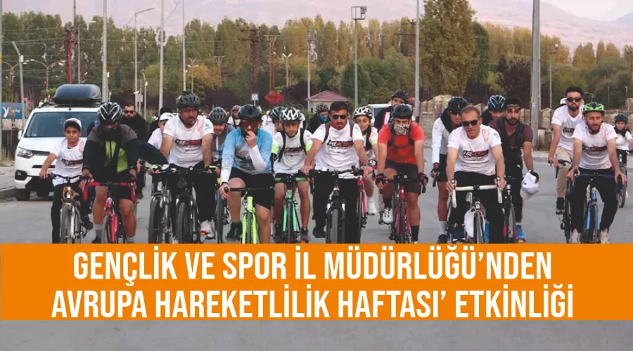 Gençlik ve Spor İl Müdürlüğü’nden ‘Avrupa Hareketlilik Haftası’ etkinliği