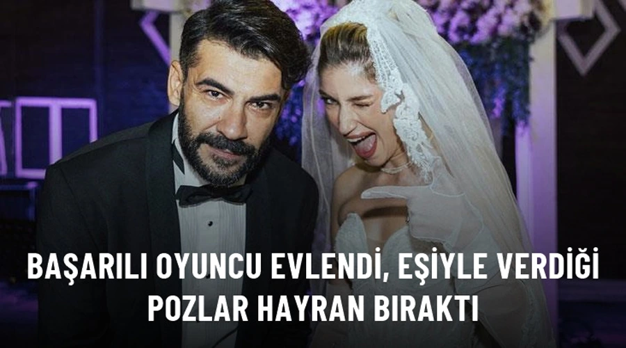 Başarılı oyuncu Rüzgar Aksoy evlendi