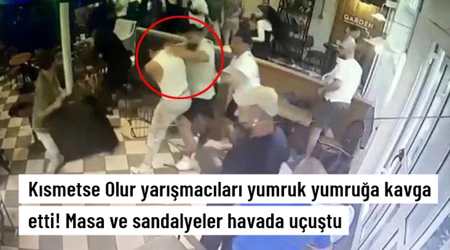 Kısmetse Olur yarışmacıları Batuhan Boz ve Oğulcan Yılmaz yumruk yumruğa kavga etti