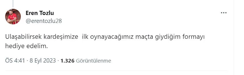 Eren Tozlu’dan minik hayranına çağrı
