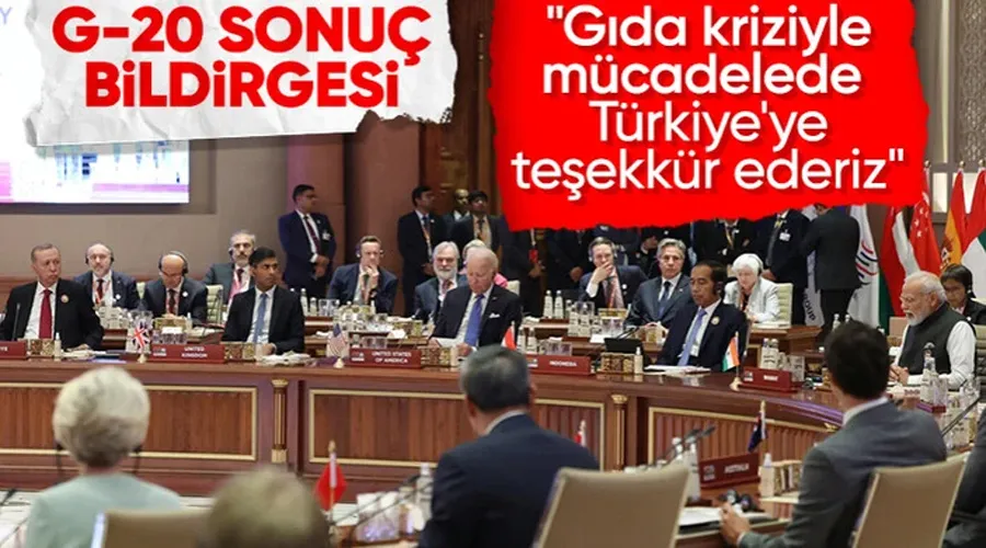 G20 Liderler Zirvesi sonuç bildirgesi yayınlandı: Türkiye