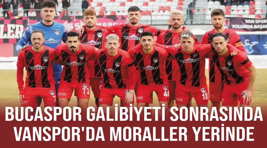 Bucaspor galibiyeti sonrasında Vanspor