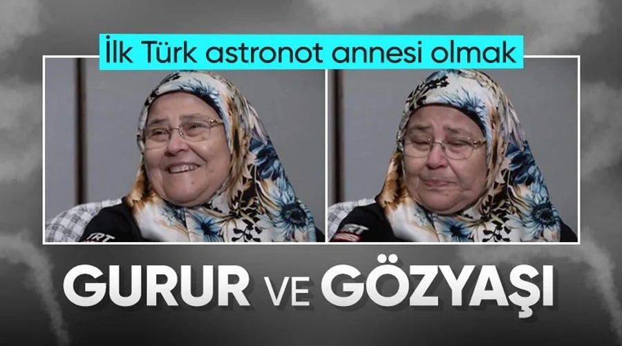 İlk Türk astronot uzayda! Annesinin sözleri duygulandırdı: Bağrıma basmak istedim