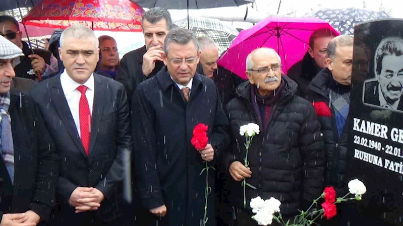 Kamer Genç anmasına katılan CHP Genel Başkanı Özgür Özel: 