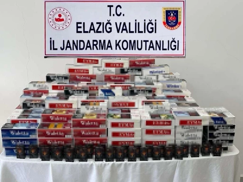 Elazığ’da makaron ele geçirildi
