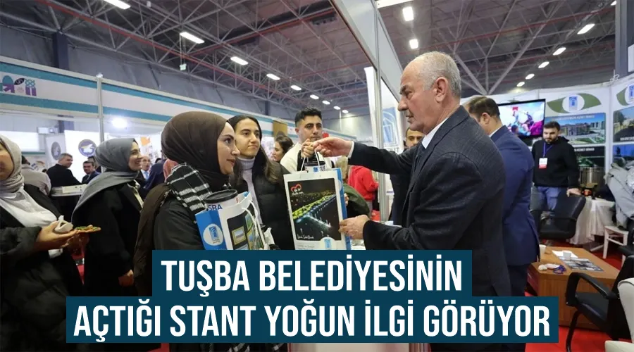 Tuşba Belediyesinin açtığı stant yoğun ilgi görüyor