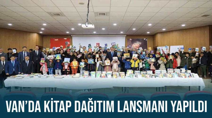 Van’da kitap dağıtım lansmanı yapıldı