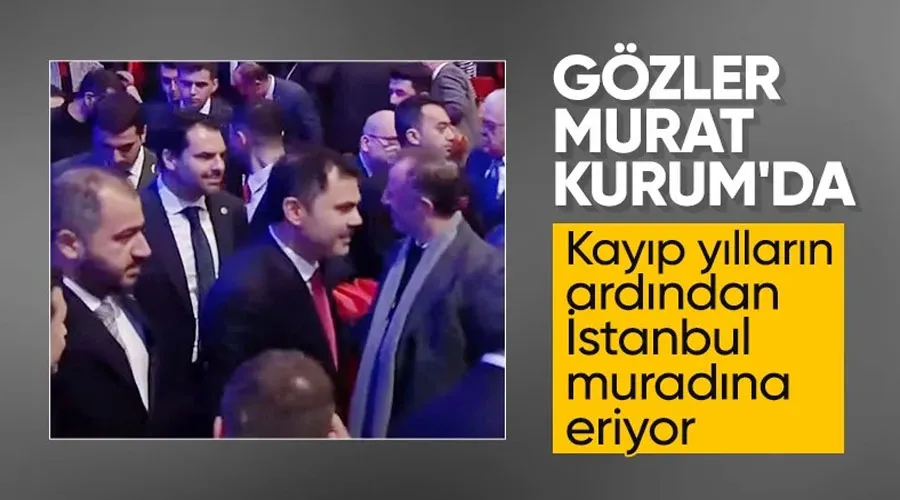 Murat Kurum program salonunda yoğun ilgiyle karşılandı