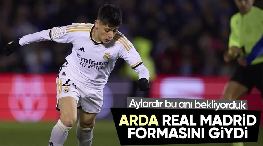 Arda Güler ilk kez Real Madrid formasıyla sahaya çıktı