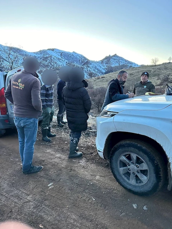 Tunceli’de kaçak avcılık yapan 4 kişiye ceza
