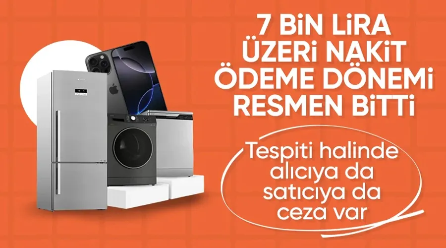 7 Bin Lira Üzerindeki Ödemelere Banka Zorunluluğu!