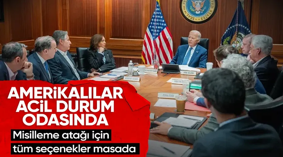 Biden-Harris Acil Durum Odasında: İsrail