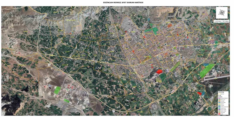 Erzincan’da afet ve acil durum için toplanma alanları belirlendi
