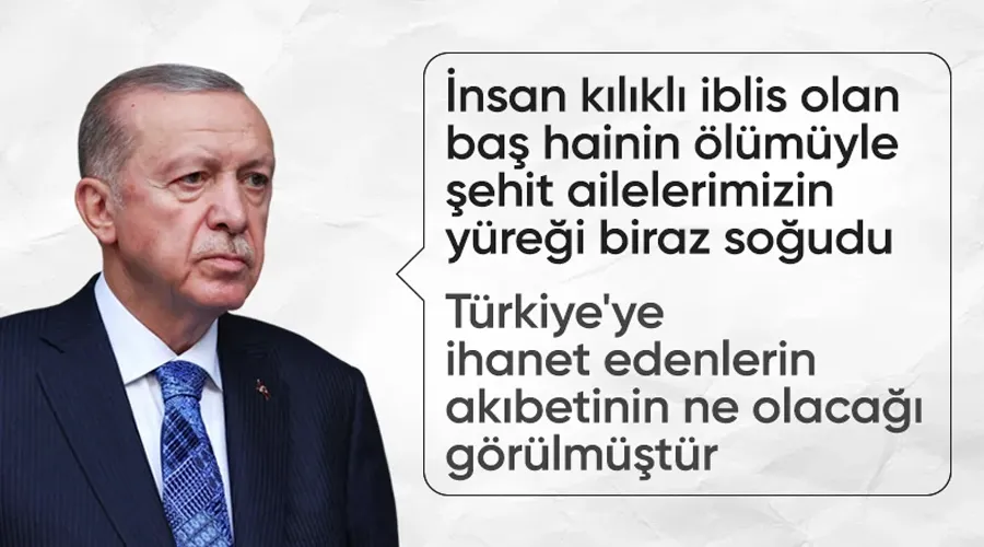 Cumhurbaşkanı Erdoğan, FETÖ elebaşı Gülen