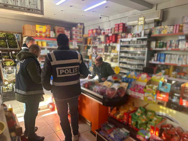 Kars’ta okul çevresindeki işletmeler denetlendi
