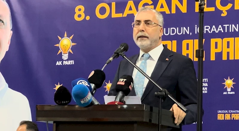 Bakan Işıkhan, AK Parti Yüksekova 8. Olağan İlçe Kongresi’ne katıldı
