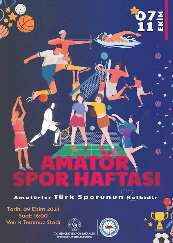 Amatör Spor Haftası için geri sayım
