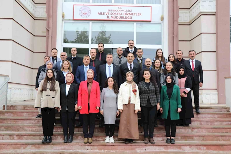 Erzincan Aile ve Sosyal Hizmetler İl Müdürlüğü Türkiye birincisi oldu
