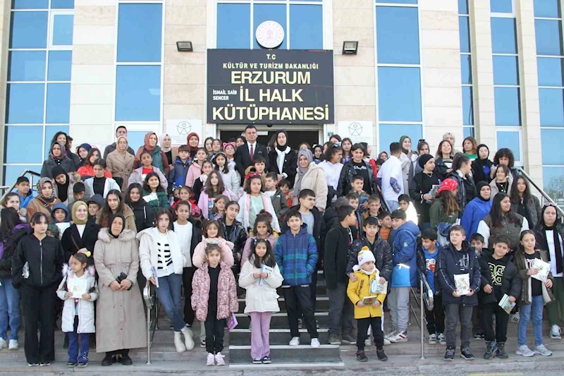 Erzurum’da “Okuyarak büyüyen nesiller” programı
