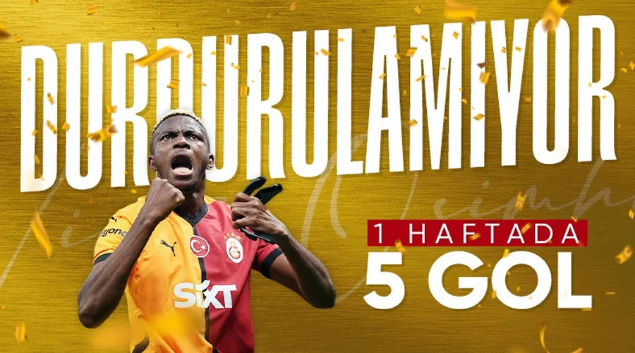 Osimhen Ateşi: Haftada 3 Maç, 5 Gol!