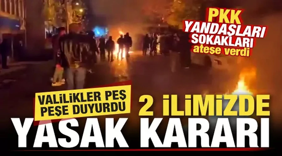 Terör Destekçileri Sokaklarda Kargaşa Yaratınca Tunceli ve Elazığ Valiliklerinden Sert Tedbir!