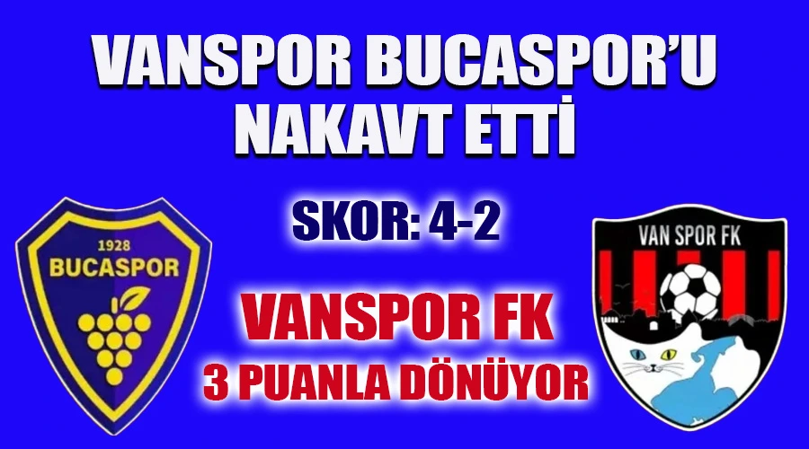 Gözünü Şampiyonluğa Diken Vanspor, Bucaspor