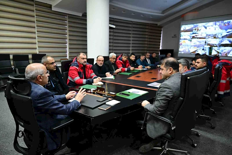 Malatya’da Büyükşehir Belediyesi’nde kar teyakkuzu
