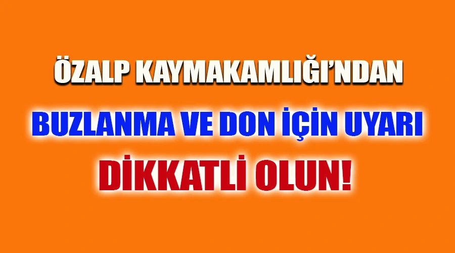 Özalp Kaymakamlığı