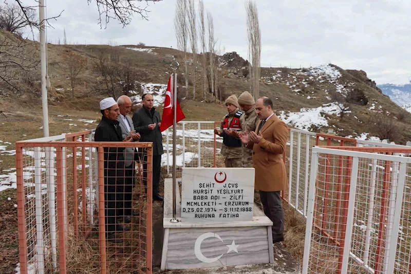 Oltu’da şehide vefa
