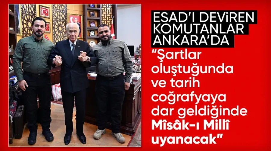 Zafer Sonrası SMO Komutanlarından Bahçeli