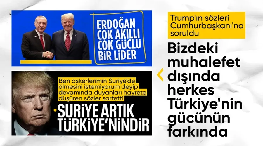 Erdoğan-Trump Zirvesinde Övgü Dolu Sözler: 