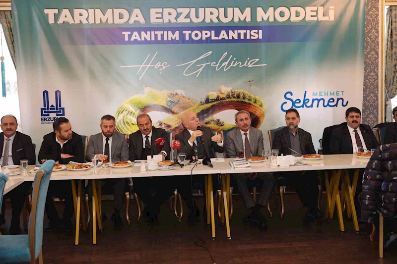 Başkan Sekmen’in “Tarımda Erzurum Modeli” kitabı yoğun ilgi gördü
