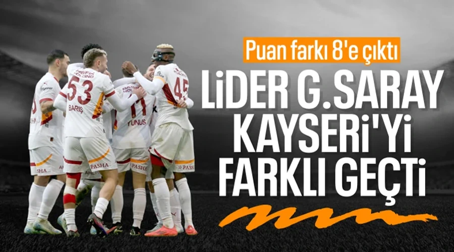 Galatasaray Fırtınası: Lider, Kayserispor