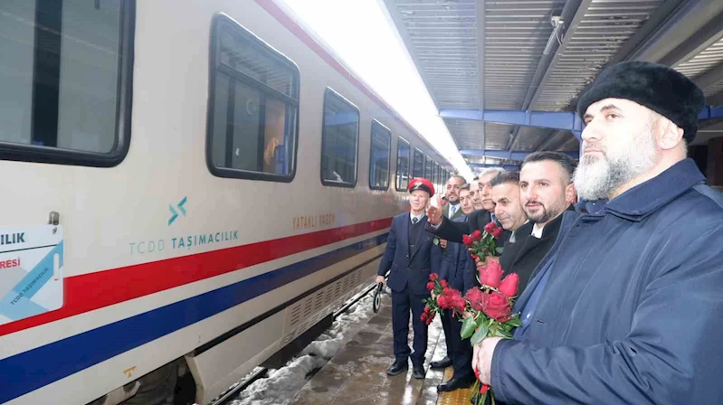 Doğu Ekspresi Erzurum durağında mola verdi
