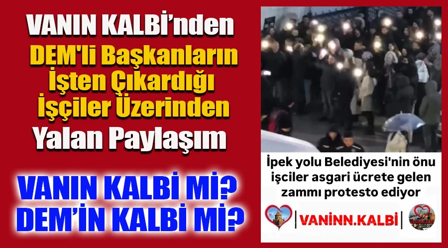 VANIN KALBİ’nden DEM