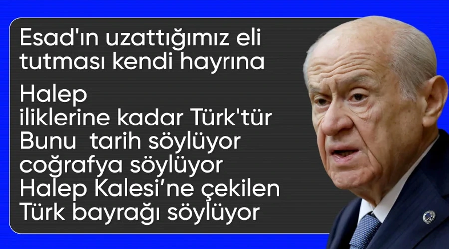  Devlet Bahçeli: Esad