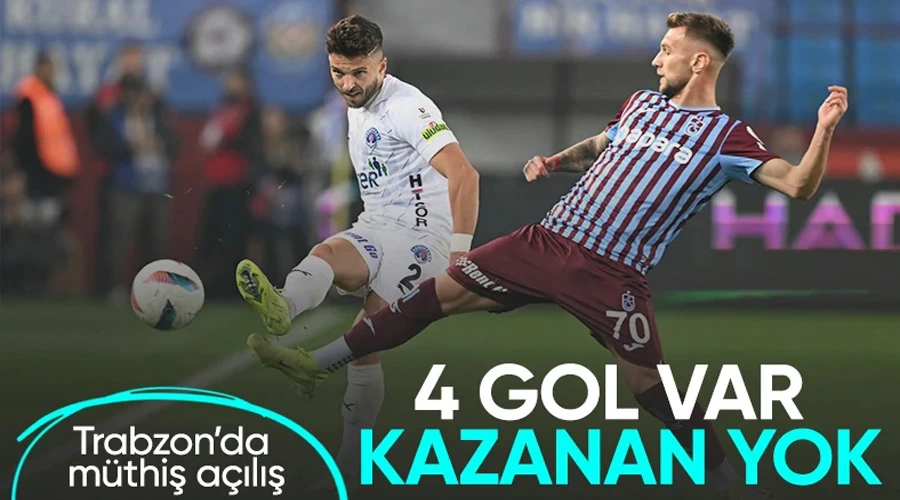 Bordo-Mavili Beraberlik: Trabzonspor ve Kasımpaşa Puanları Paylaştı!