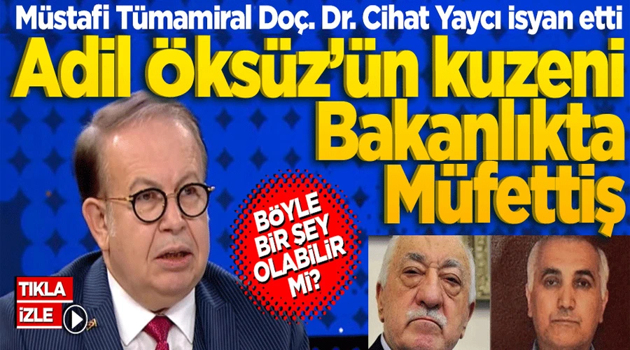 Müstafi Tümamiral Doç. Dr. Cihat Yaycı isyan etti! 