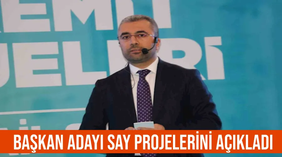 Edremit Belediye Başkanı İsmail Say projelerini açıkladı