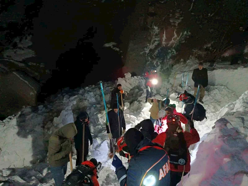 Bingöl’de çığ düştü: Çığ altında kaldığı düşünülen 1 kişi aranıyor
