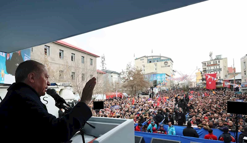 Cumhurbaşkanı Erdoğan, Ağrı mitinginde konuştu: 