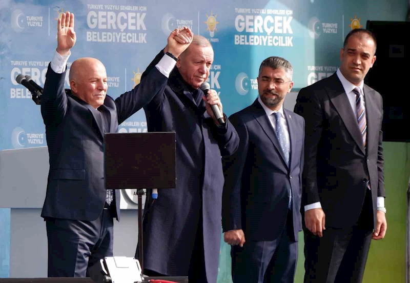 Cumhurbaşkanı Erdoğan Erzurum’da Cumhur İttifakı adaylarını tanıttı
