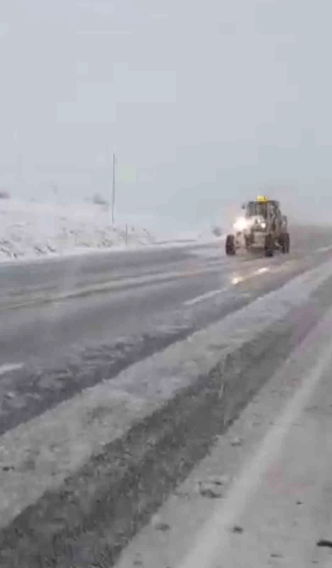 Tatvan’da kar yağışından dolayı köy yolları kapandı
