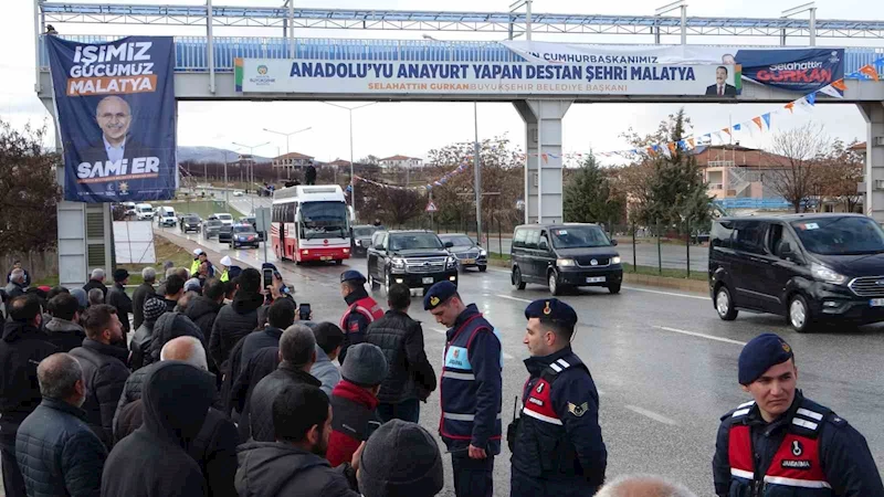 Cumhurbaşkanı Erdoğan’a Malatya’da yoğun ilgi
