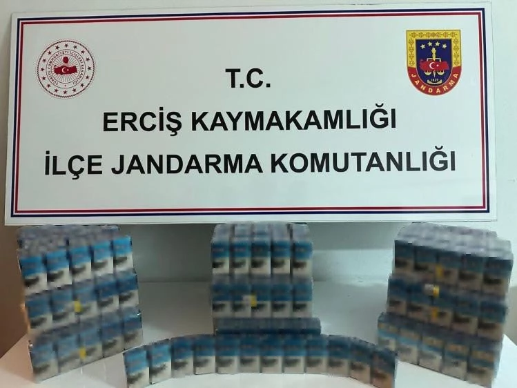 Van’da 520 paket kaçak sigara ele geçirildi