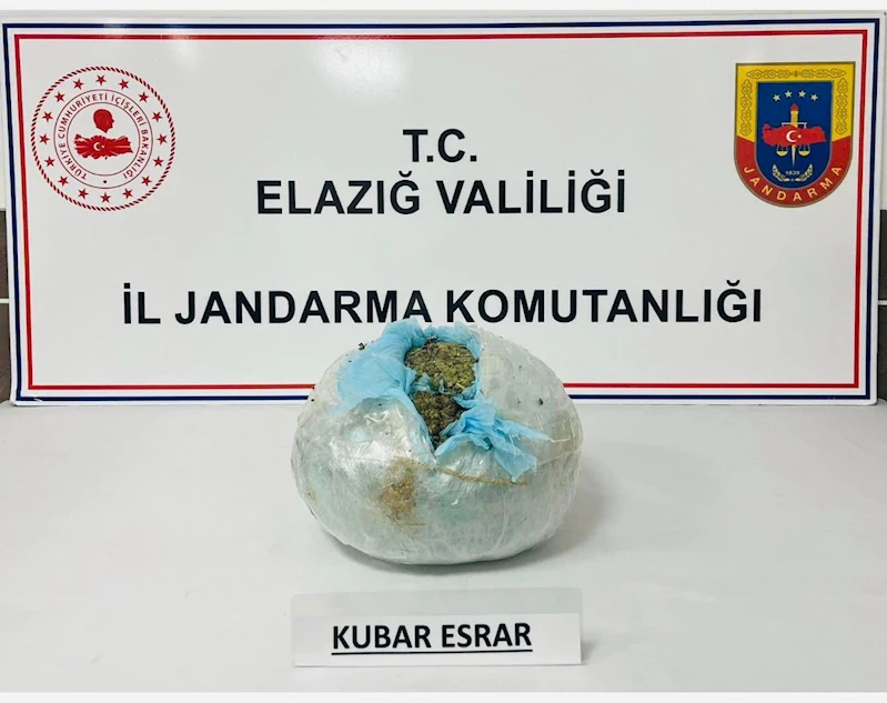 Elazığ’da uyuşturucuya geçit yok: 1 tutuklama
