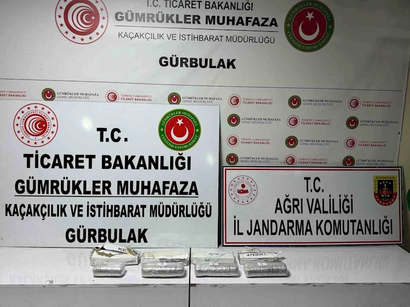 Ağrı’da uyuşturucu ve kaçak malzeme operasyonu
